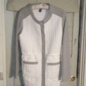 Peck and Peck Overcoat slimming
